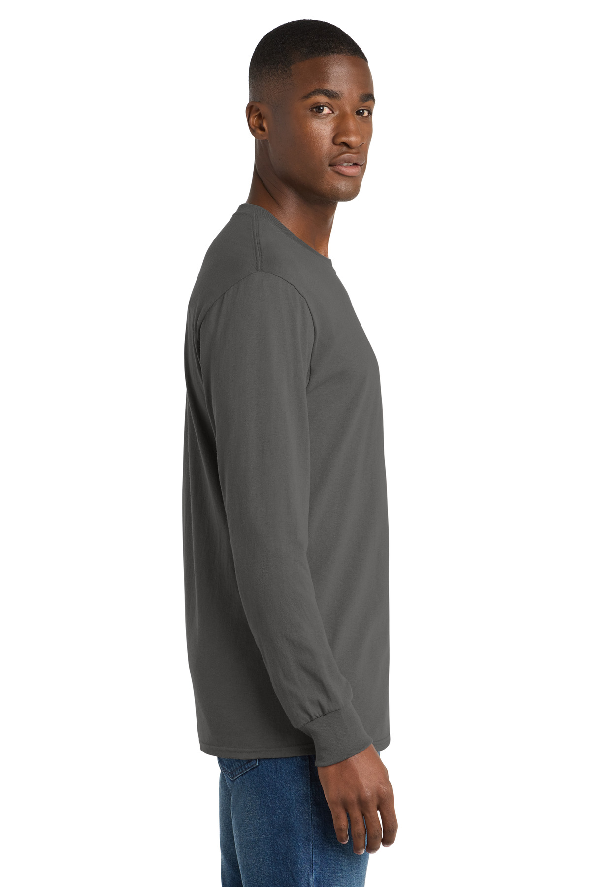 Port & Co Long Sleeve Core Cotton Tee. PC54LS 161
