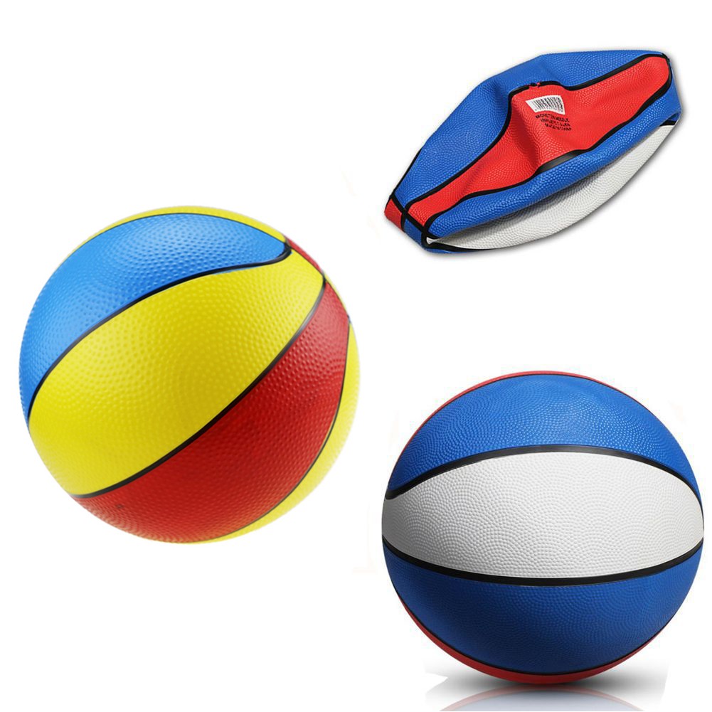 Official Size 7 Heavy Duty Rubber Cover Nylon Basketballs 2