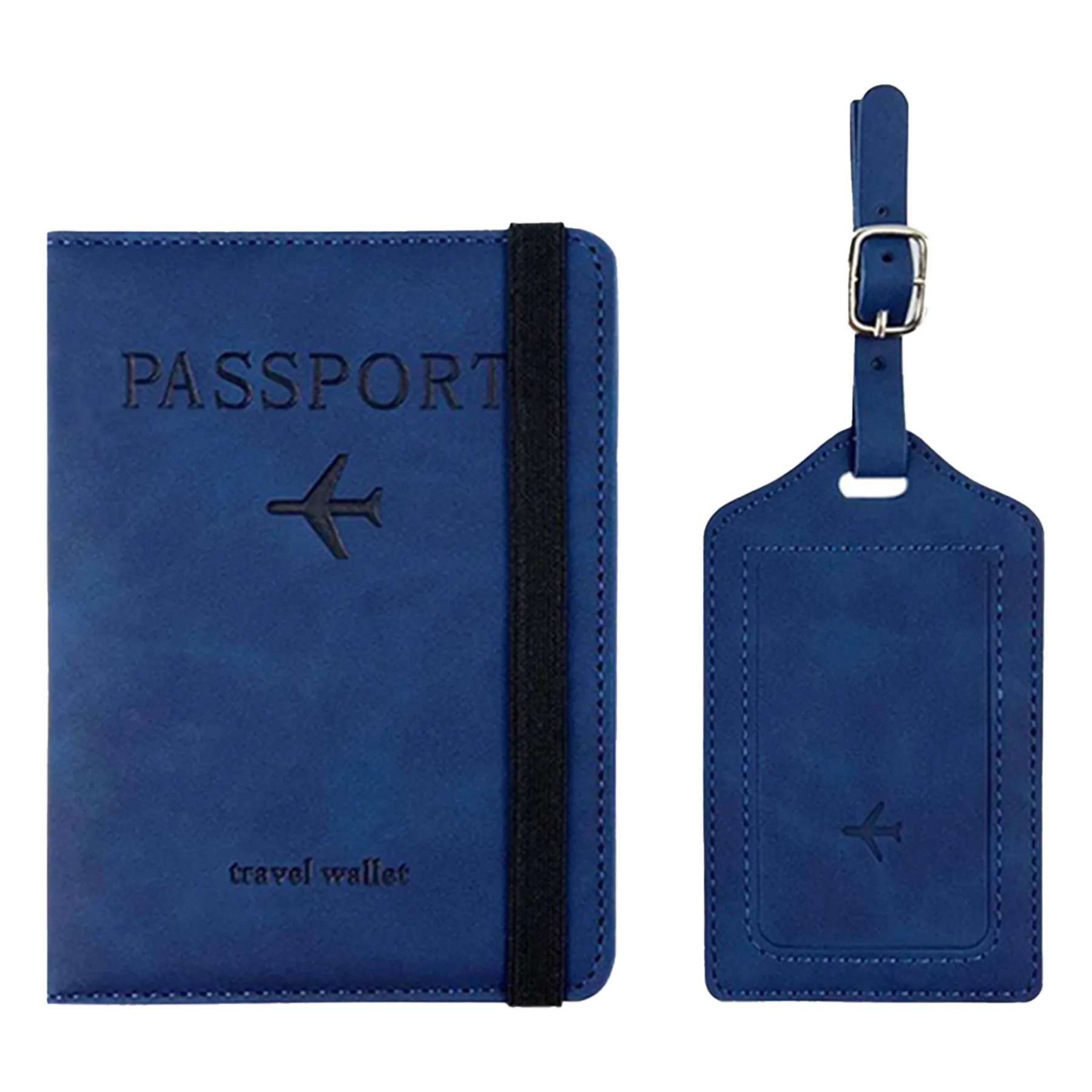 Passport Holder And Luggage Tag Set 4