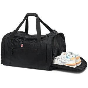 Waterproof Sport Gym Travel Sneaker Duffel Bag With Shoe Com 3