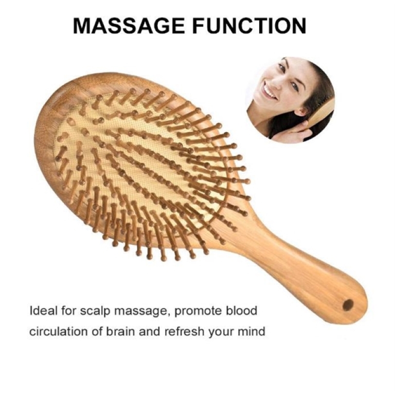 Natural Bamboo Hair Brush 1