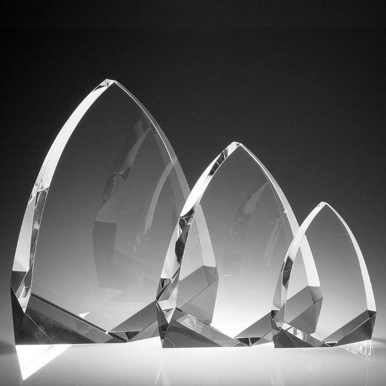 Large Cathedral Crystal Award