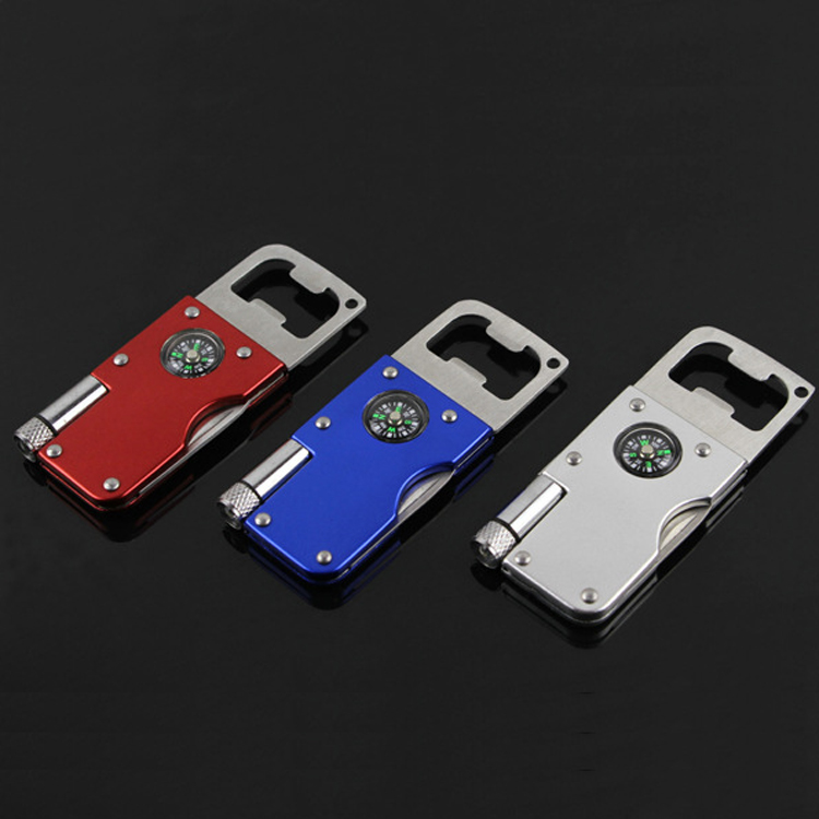 Bottle Opener Multi-tool W/LED Light And Compass 5