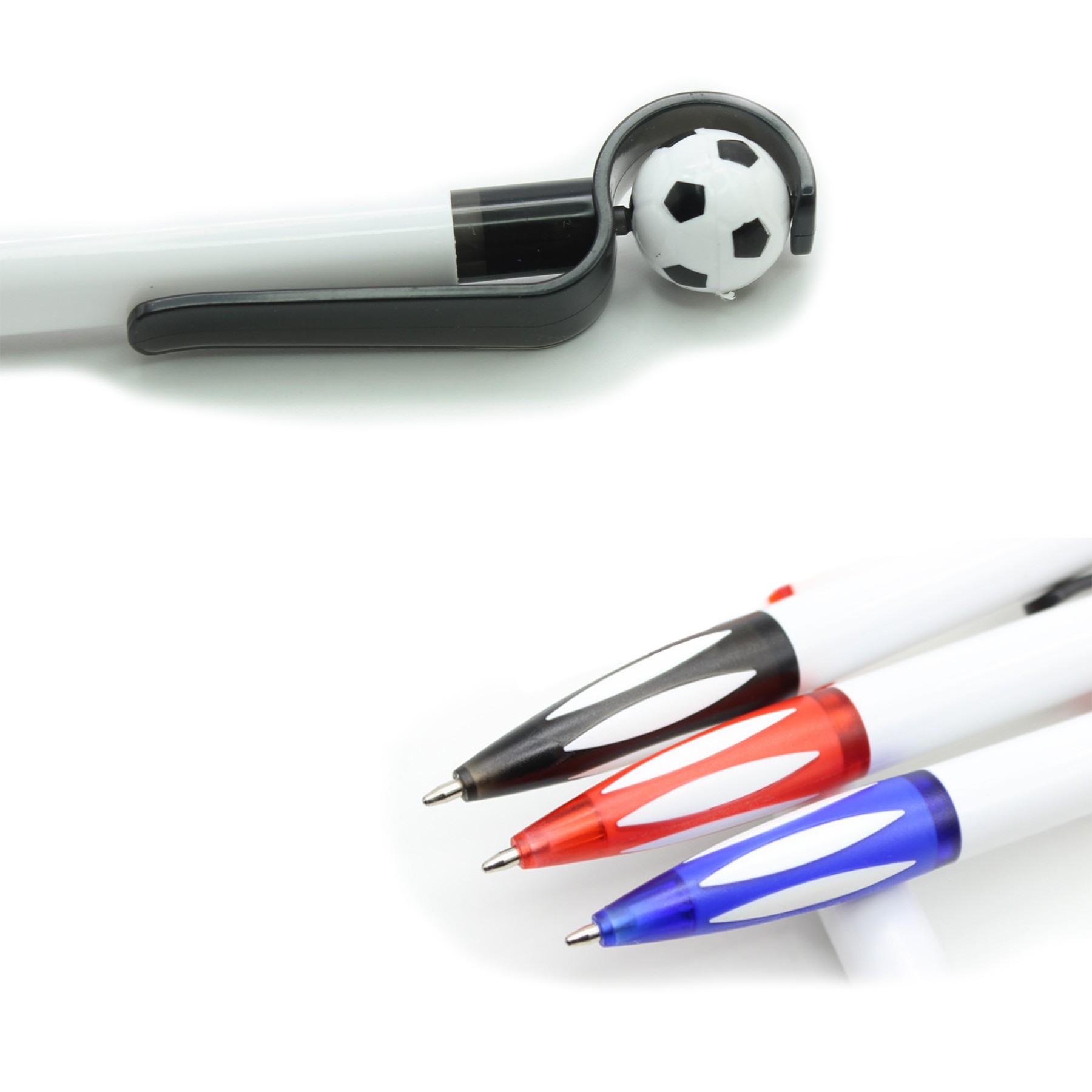 Soccer Shape Cartoon Clic Writing Pen 1
