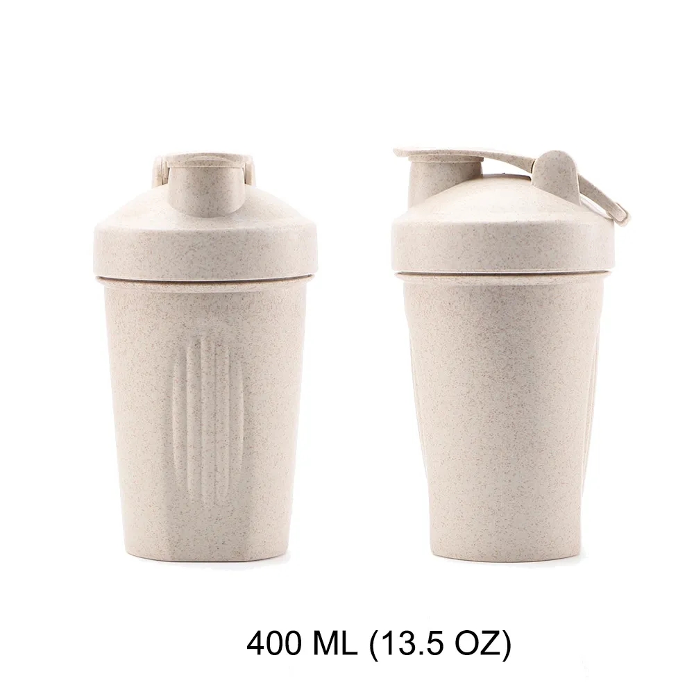 Wheat Straw Shaker Bottle - 400ML 4