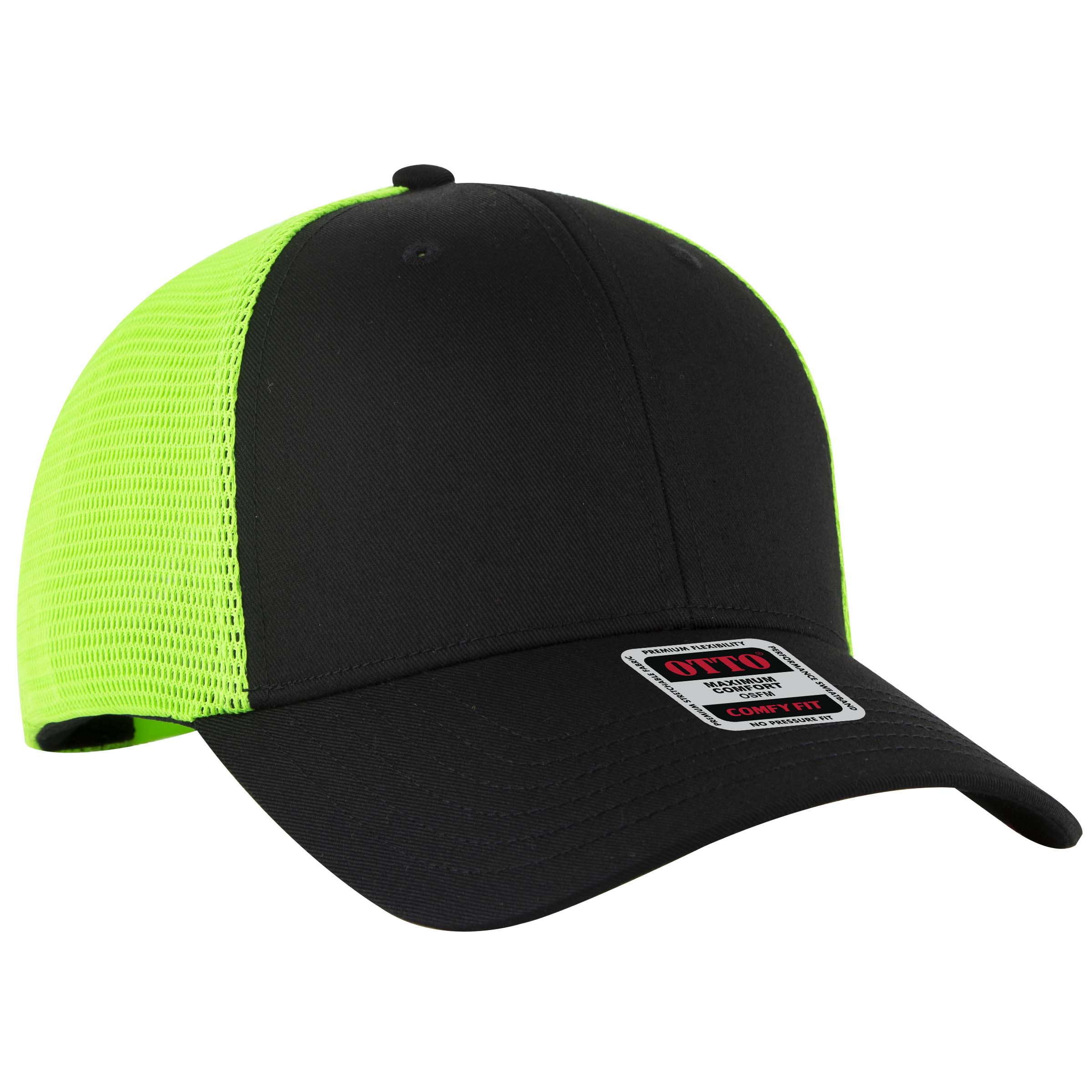 OTTO CAP® OTTO COMFY FIT® 6 Panel Low Profile Mesh Back Trucker Hat 15