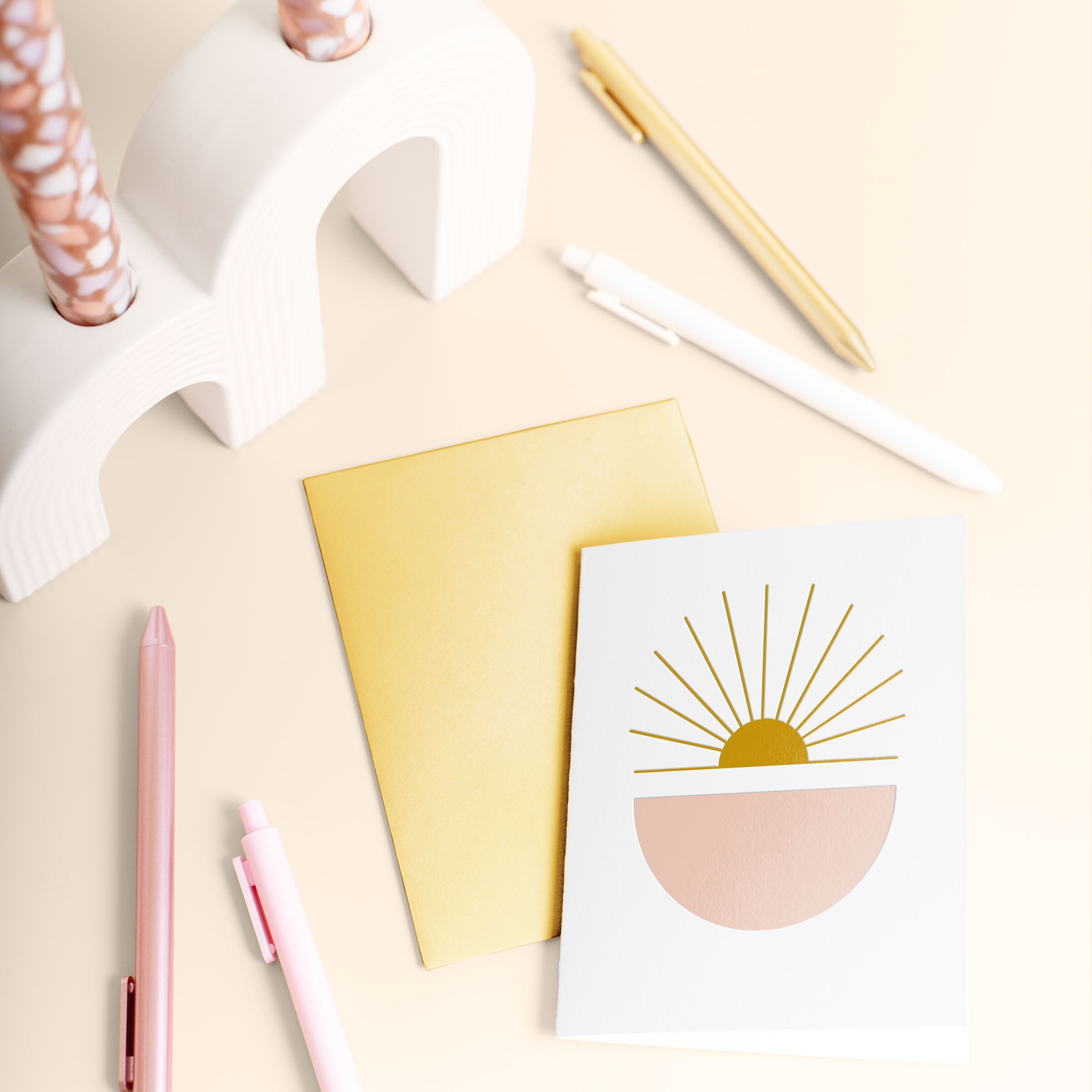 FOLDED LETTERPRESS CARD - 4.25 X 5.5