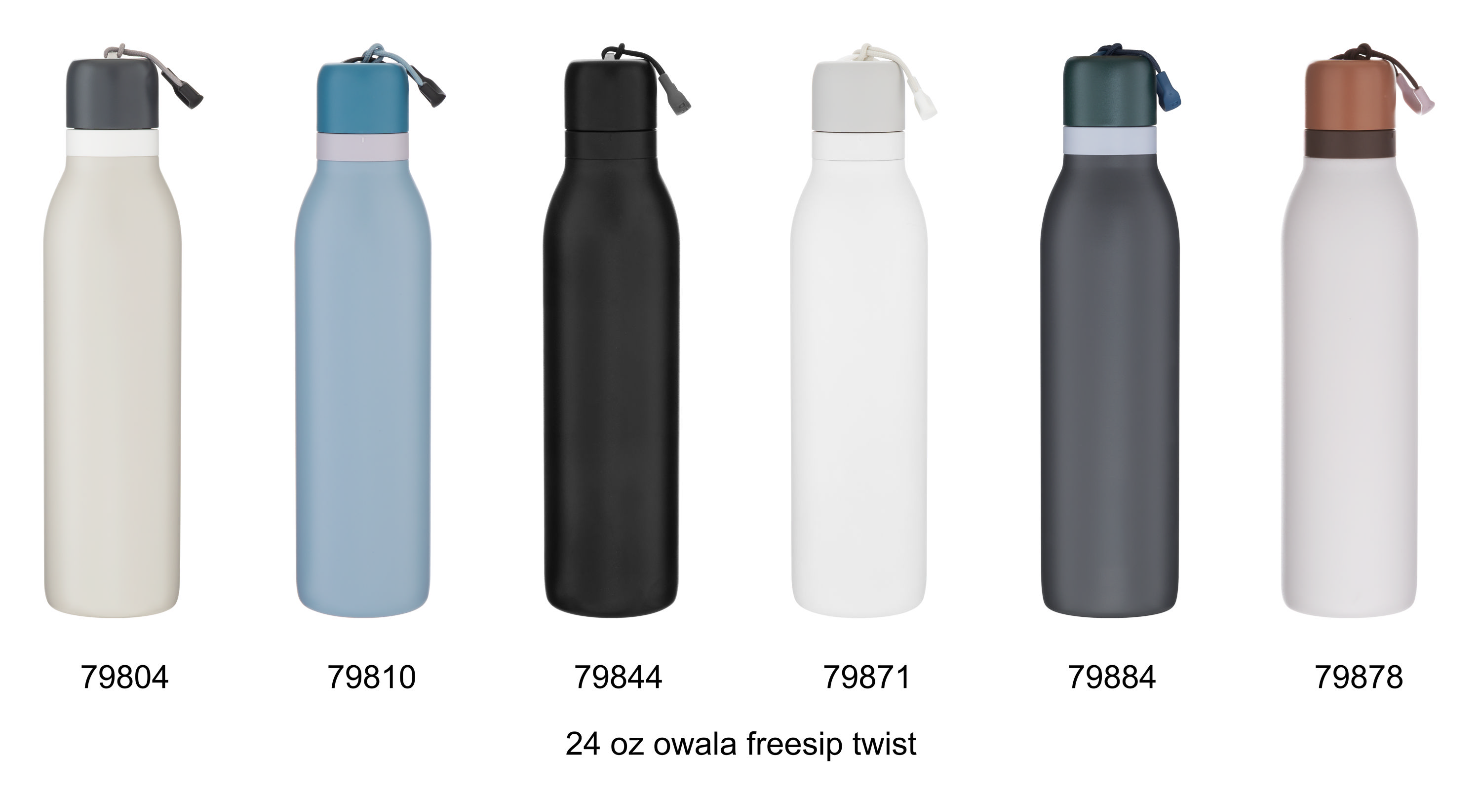 24 oz owala freesip twist, custom water bottle with logo imprint 17