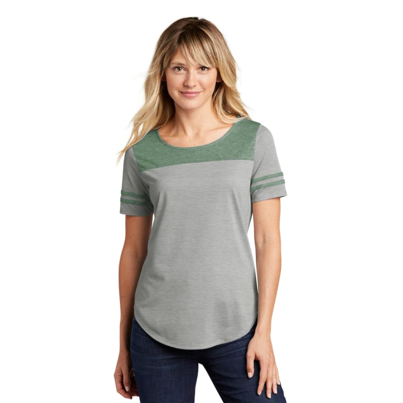 Sport-Tek Women's PosiCharge Tri-Blend Wicking Fan Tee. 32