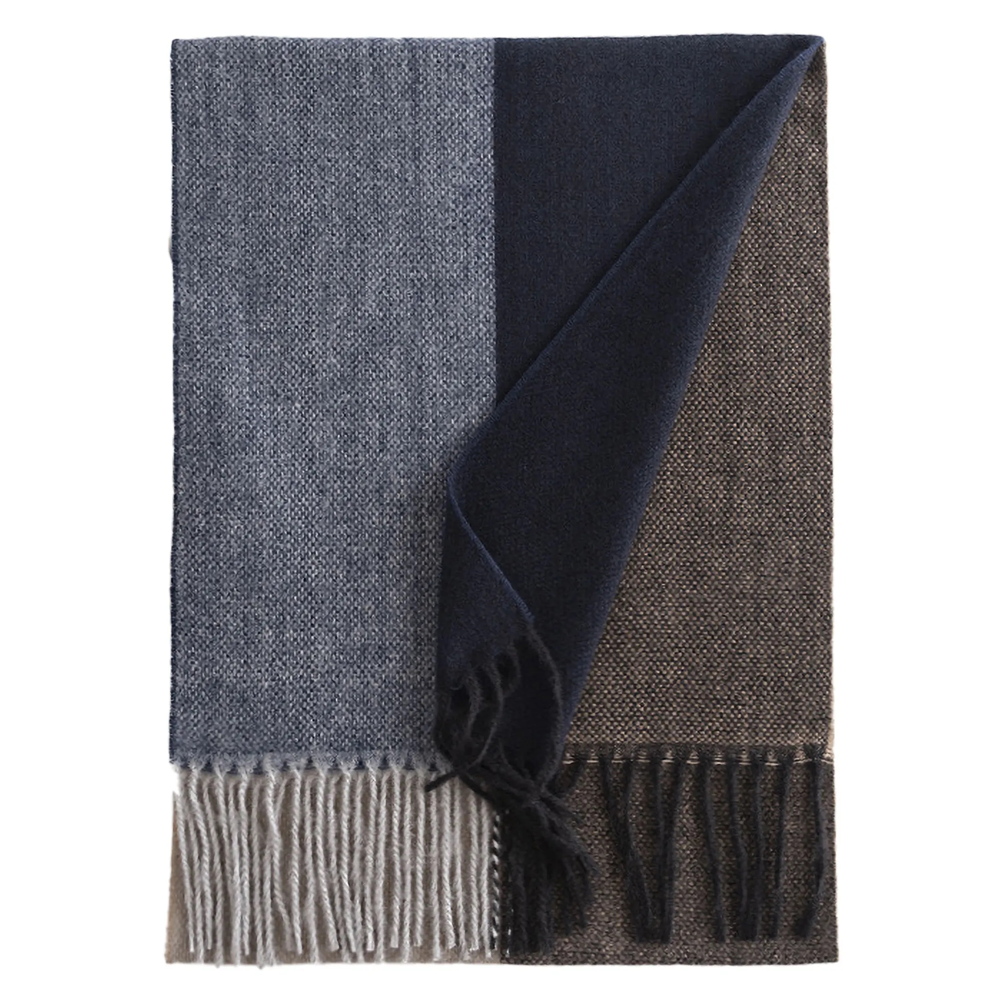 Winter Plaid Matching Imitation Cashmere Scarf Clashing Colors Cozy 4