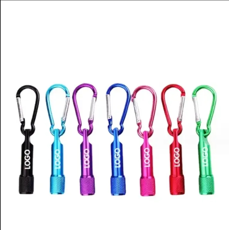 Aluminium Carabiner Mini LED Torch 3