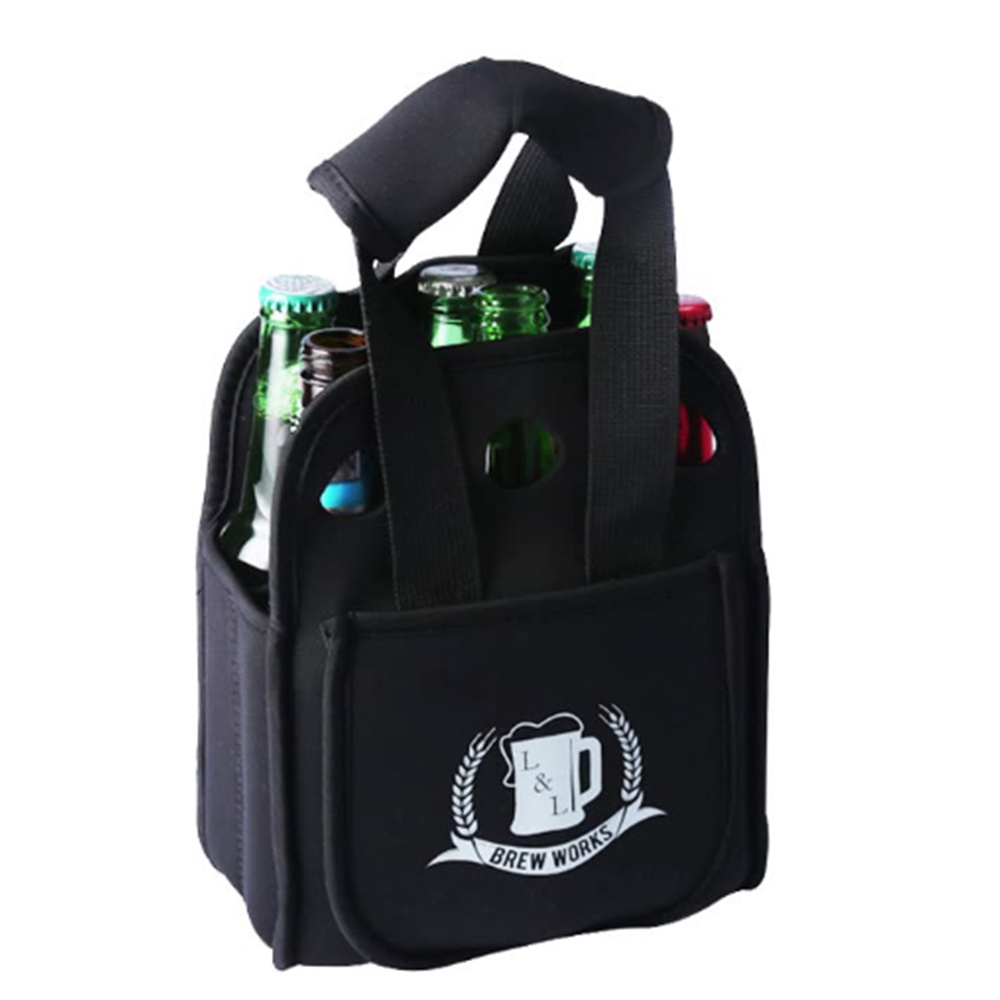 Neoprene 6-Pack Cooler Tote Bag 6