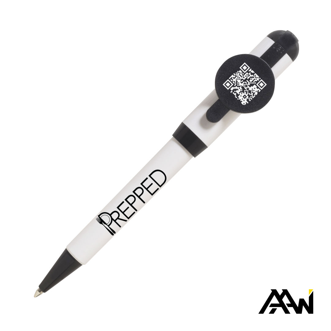 Jumbo QR Billboard Twist Pen - Colored Accent
