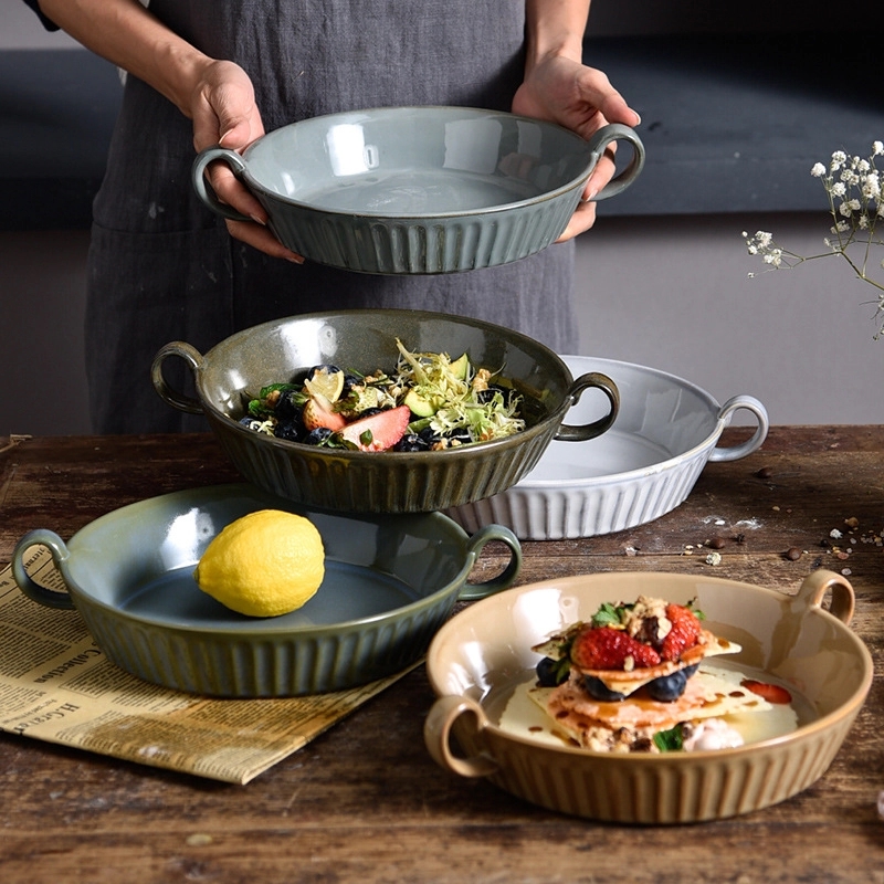 Custom Porcelain 8.5 Inch Fruit Salad Bowls 1