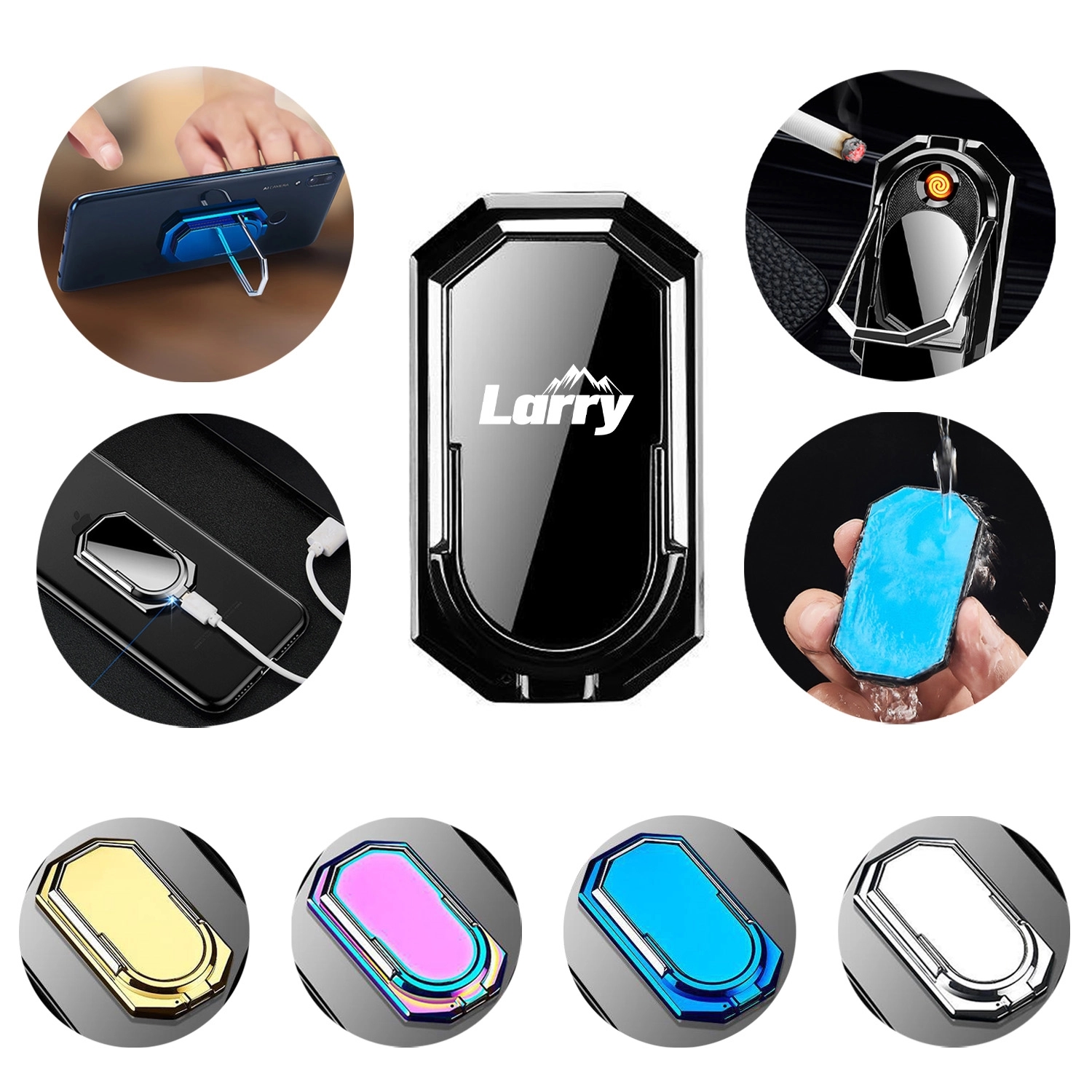 2 In 1 Phone Holder With Lighter