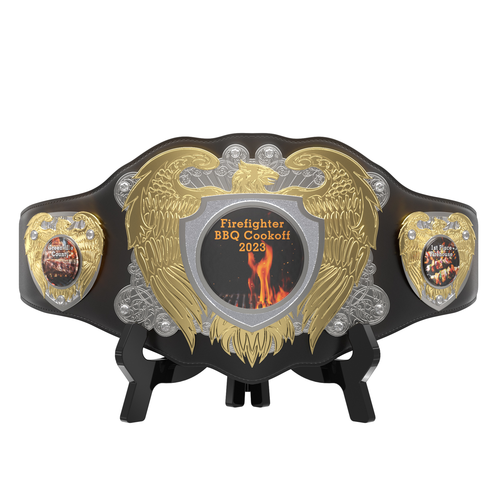 Express Vibraprint® Legion Award Belt w/ Black Leather 29