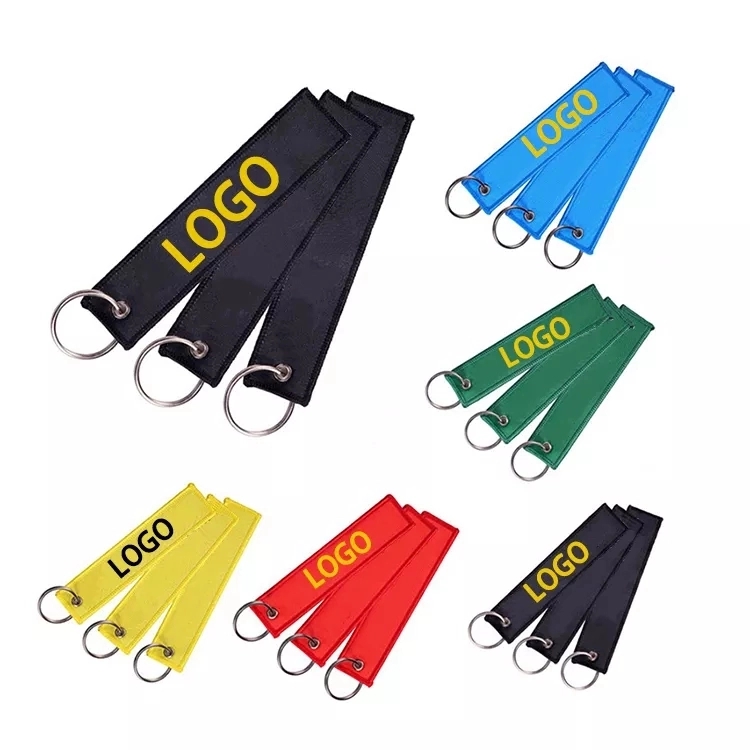 Embroidered Flight Keytag 2