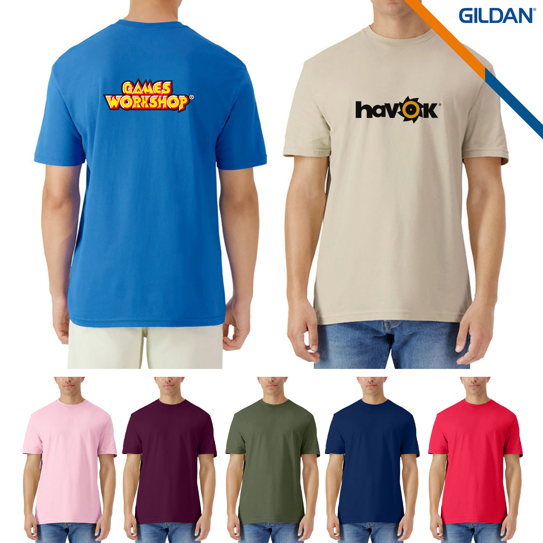 Gildan® 4.45 OZ. Unisex Light Cotton T-Shirt 2