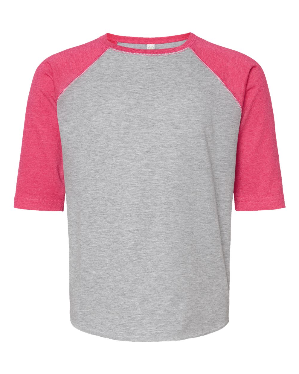Youth Baseball Fine Jersey Three-Quarter Sleeve Tee - 6130 49