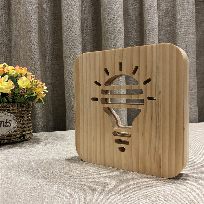 Fully Customizable Wooden Warm Light LED 10