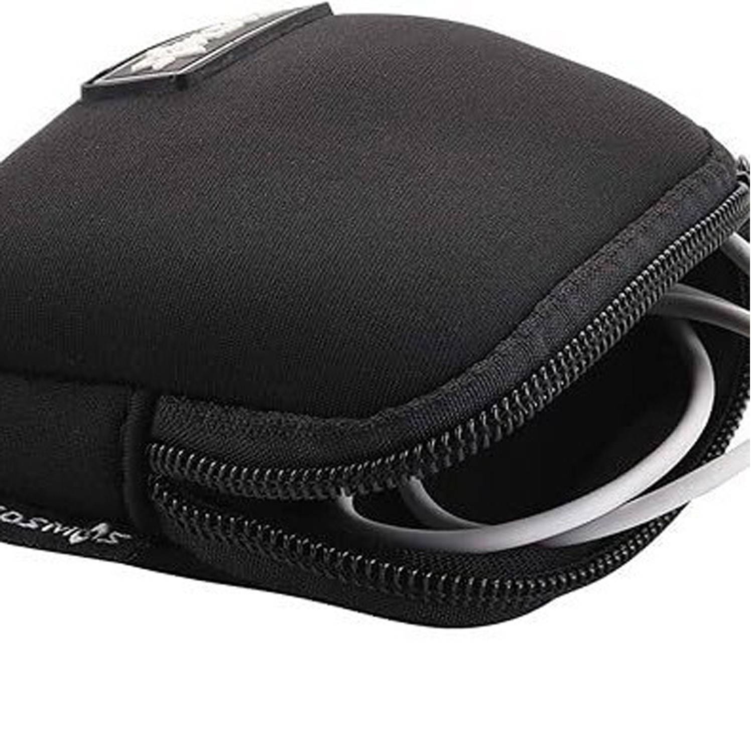 2 Pack Mini Neoprene Travel Pouches w/ Carabiner 1