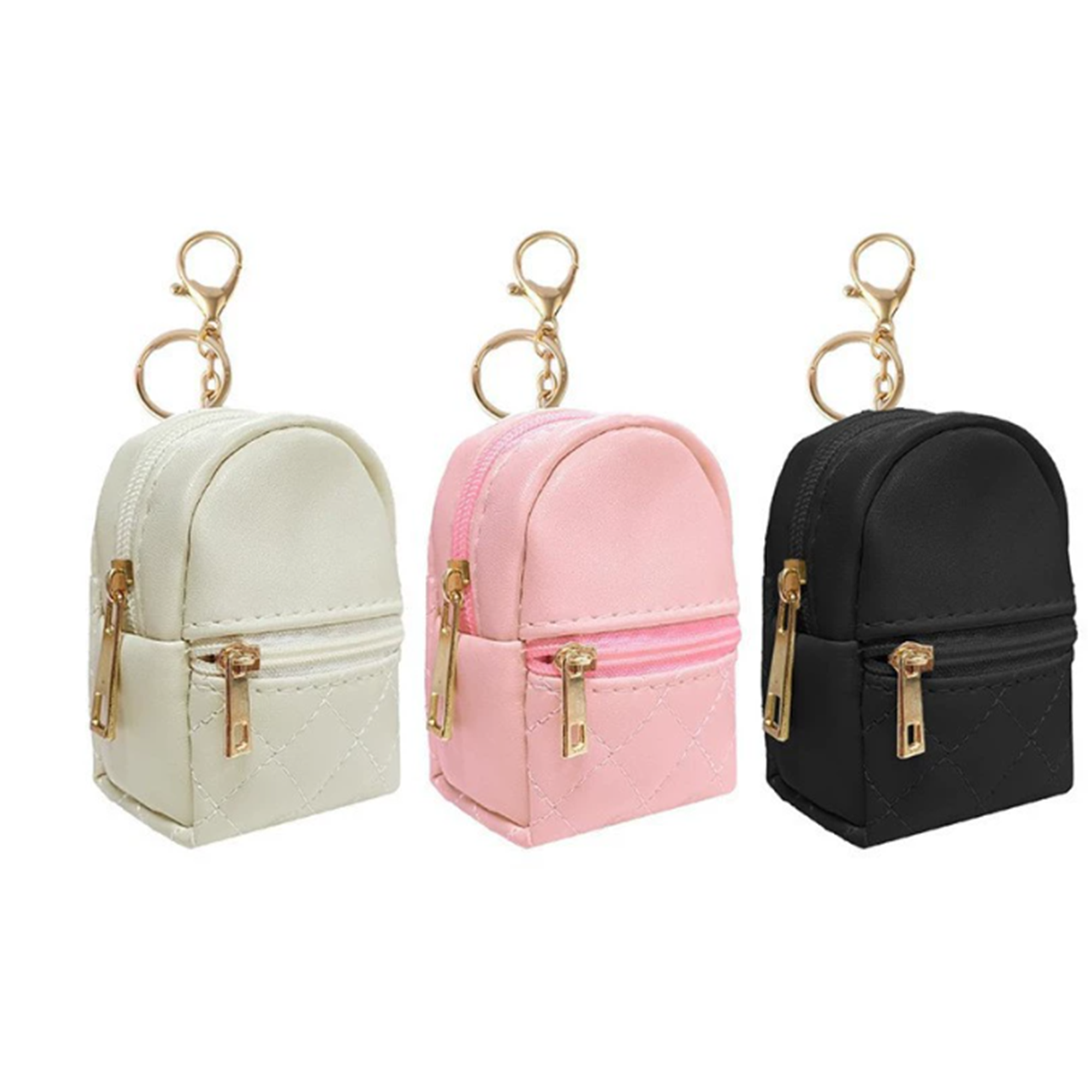Mini Coin Purse Keychain Portable Storage Charm 2