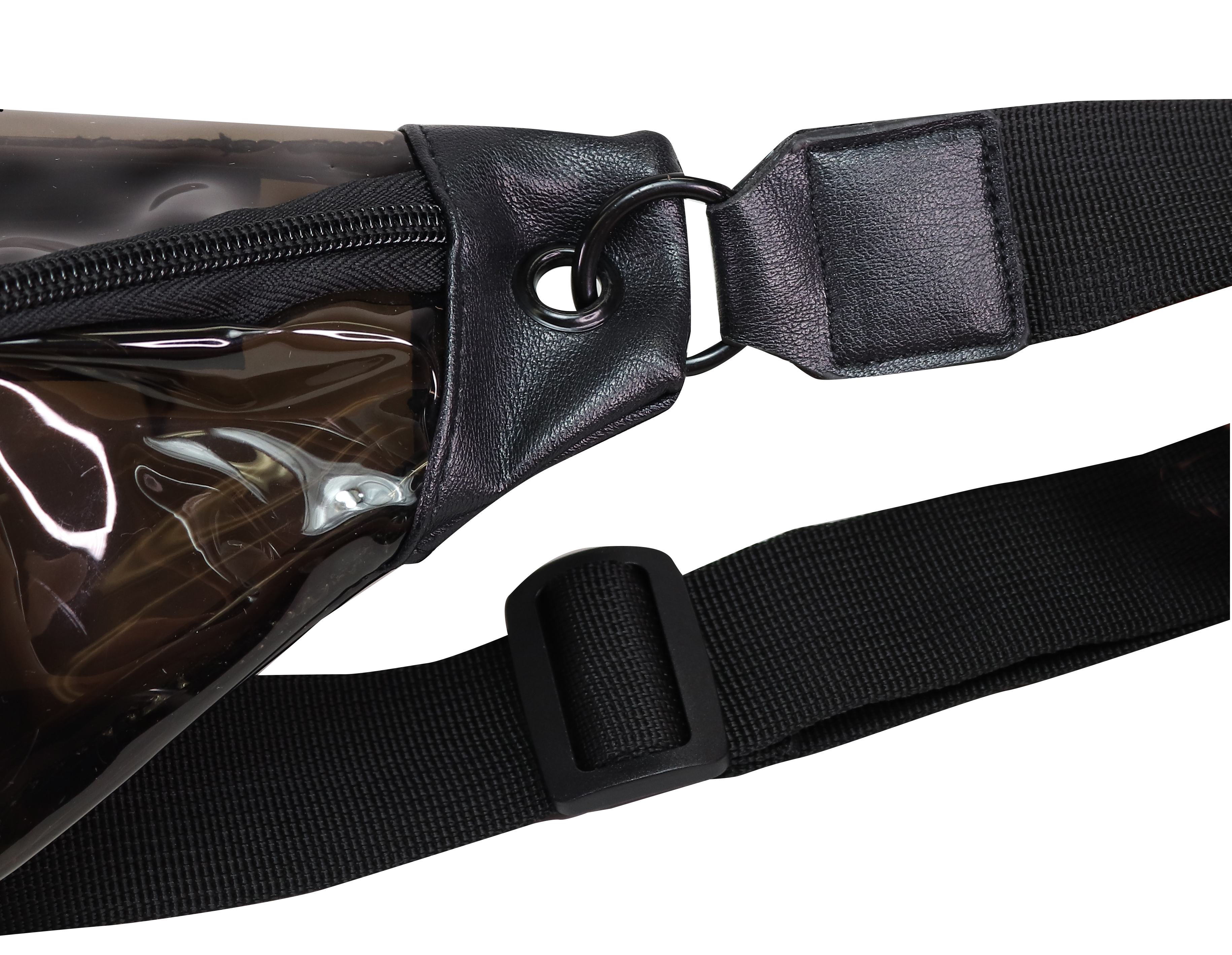 Transparent Black Fanny Pack 4