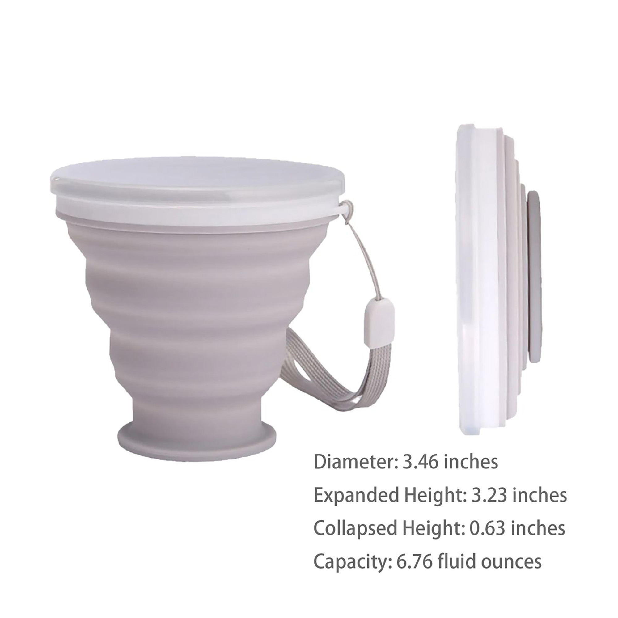 Reusable Collapsible Silicone Drinking Cup 4
