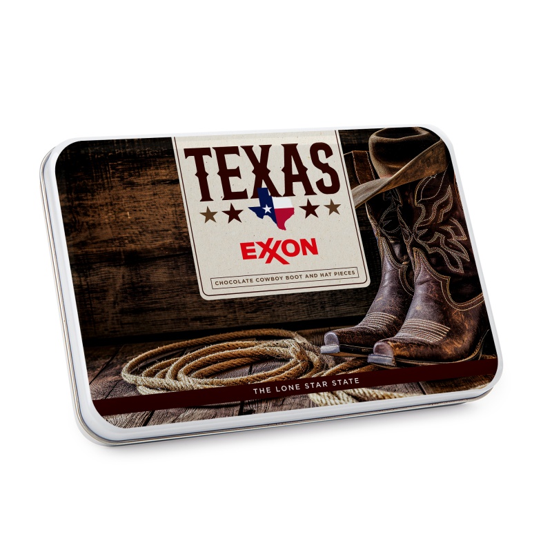 Gift Tin with Cowboy Boot and Hat Chocolates 5
