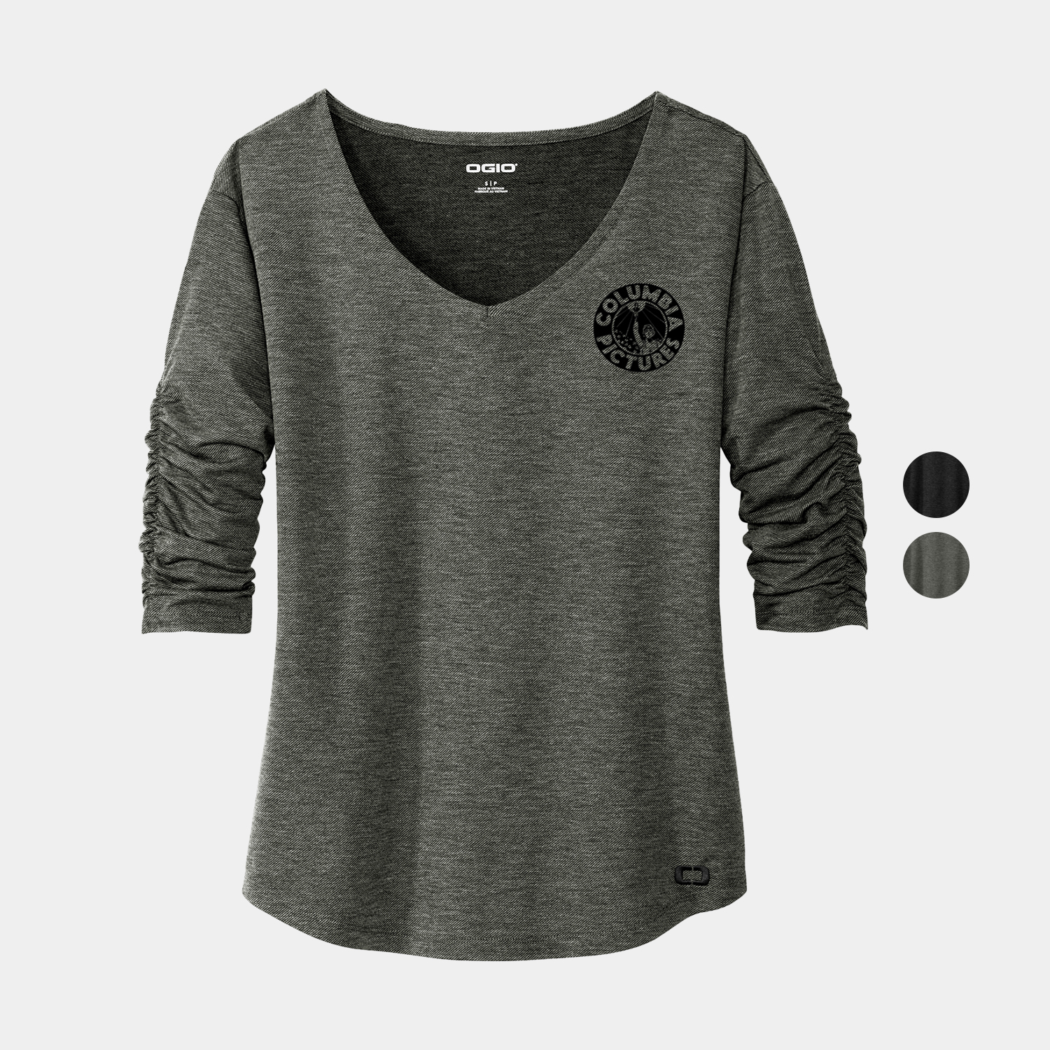 OGIO® Ladies Full Sleeve V-Neck T-Shirt 5