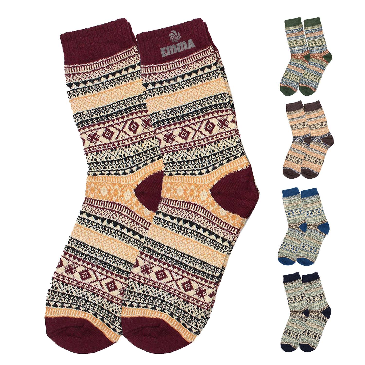 Winter Womens Vintage Wool Socks 2