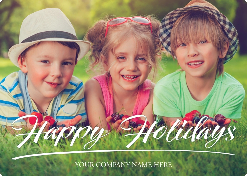 Say it with Style Flat Holiday Photo Cards 3