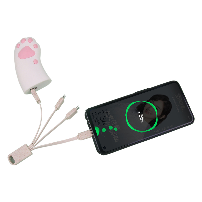 Eco Friendly Wheat Straw 4-in-1 Charging Cable With Type C, Lightning And Micro USB Connector 11