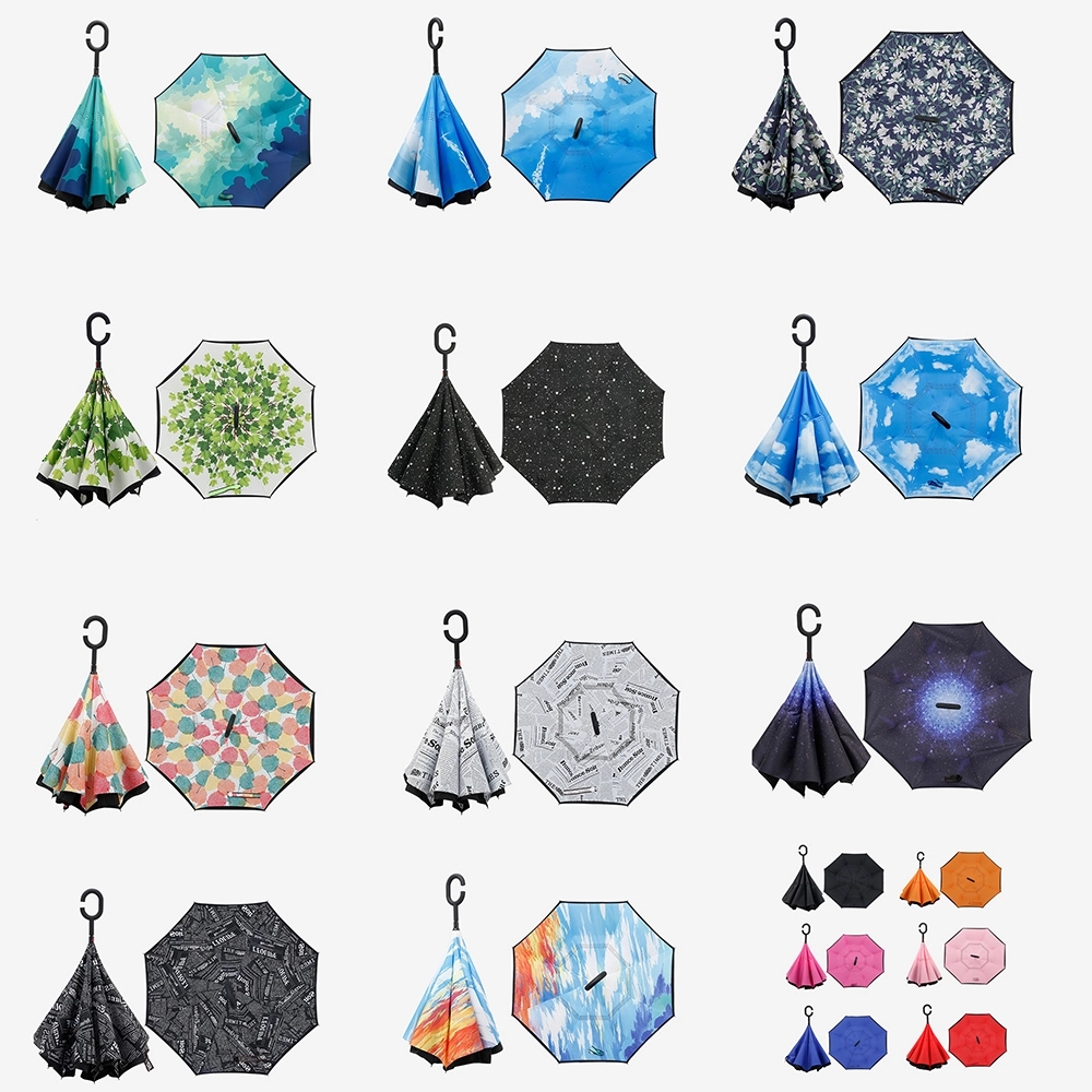 Inverted Reverse Upside Down Umbrella 4