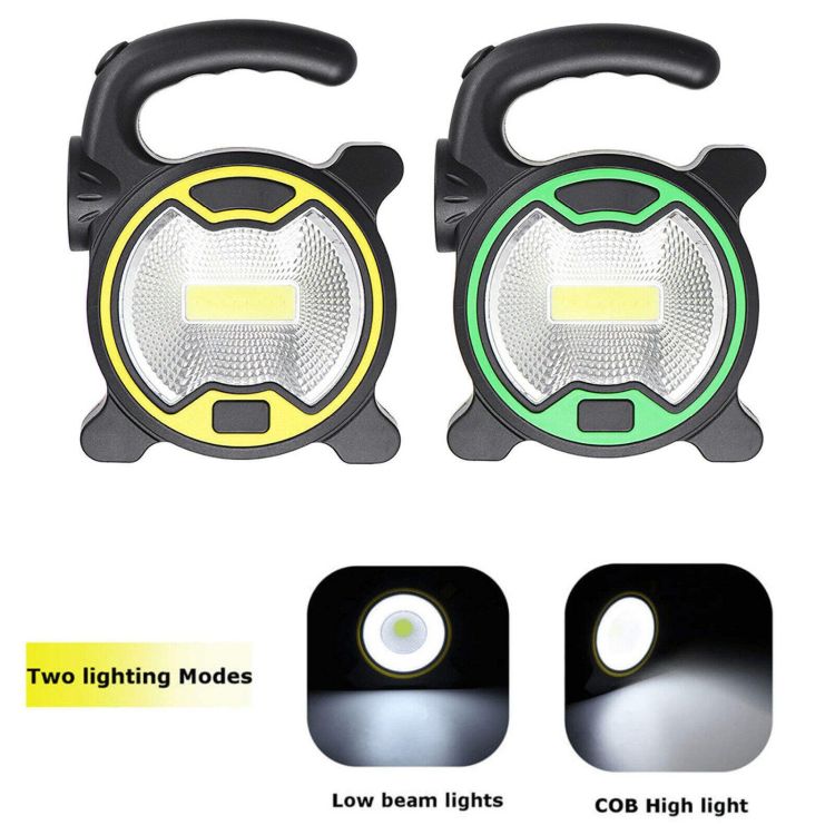 Portable LED Camping Flashlight with Side Torch 3