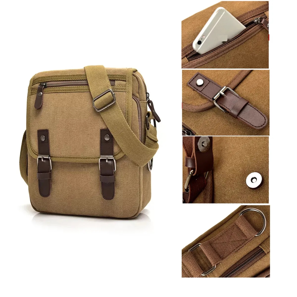 Canvas Travel Shoulder Bag 5