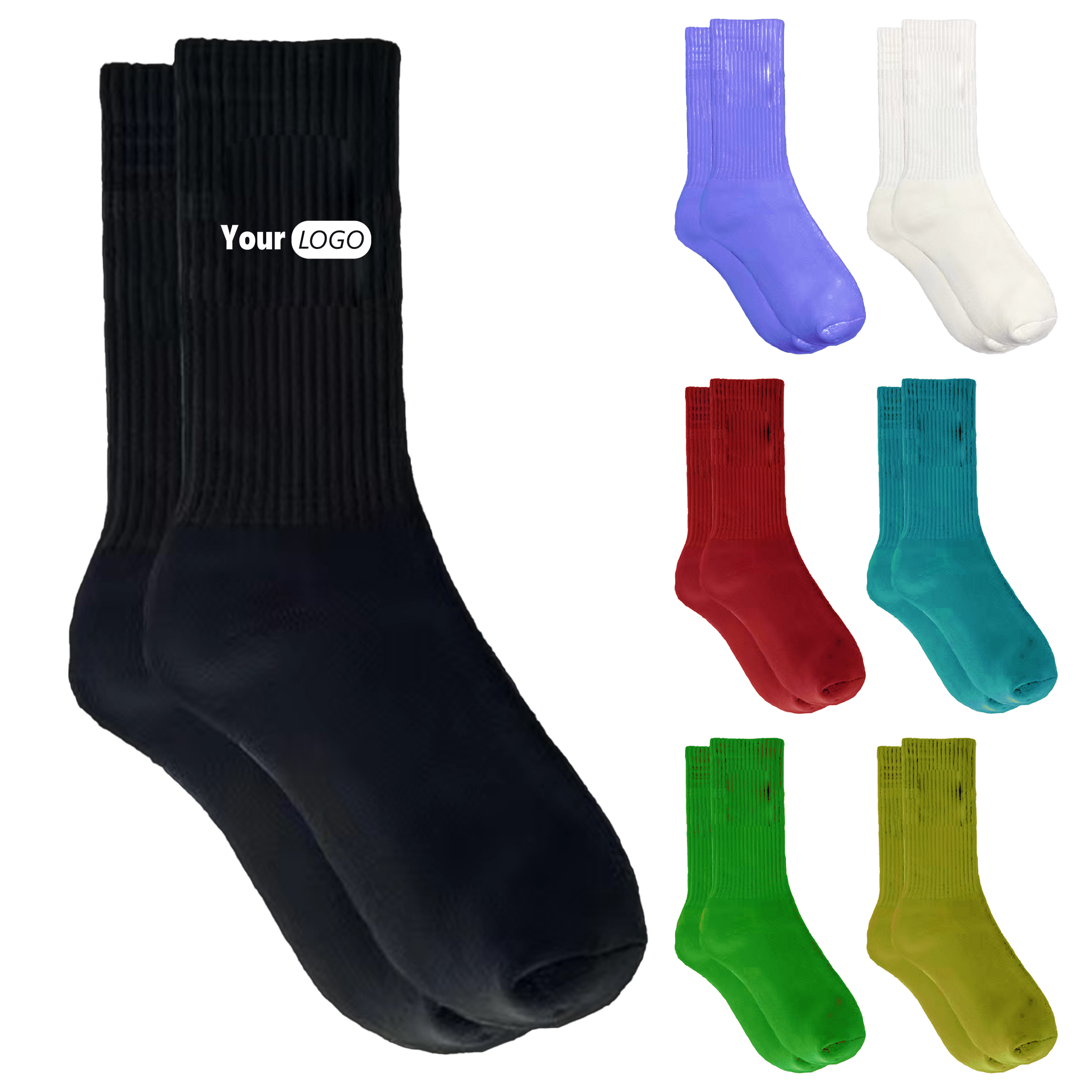 Polyester Durable And Stylish Custom Socks For Every Occasion 2