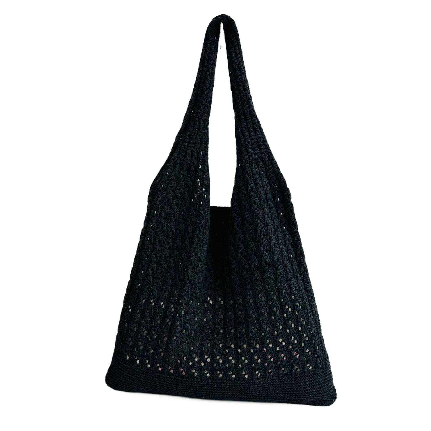 Polyester Mesh Crochet Beach Tote Bag for Summer Travel 7