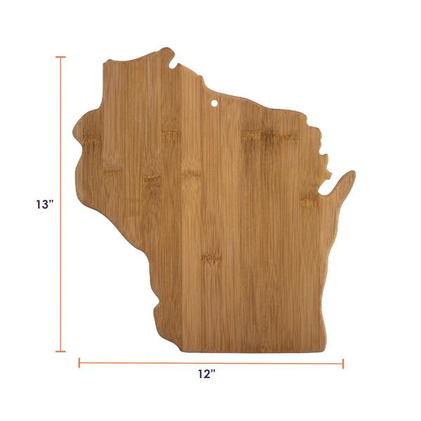 U.S. State Shaped Bamboo Cutting and Serving Boards 244