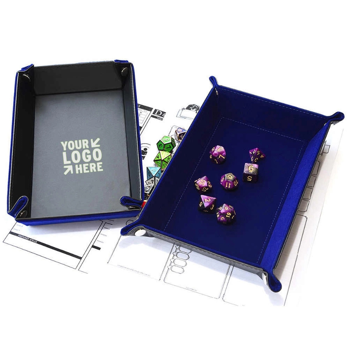 Dice Foldable Rectangle Tray 2