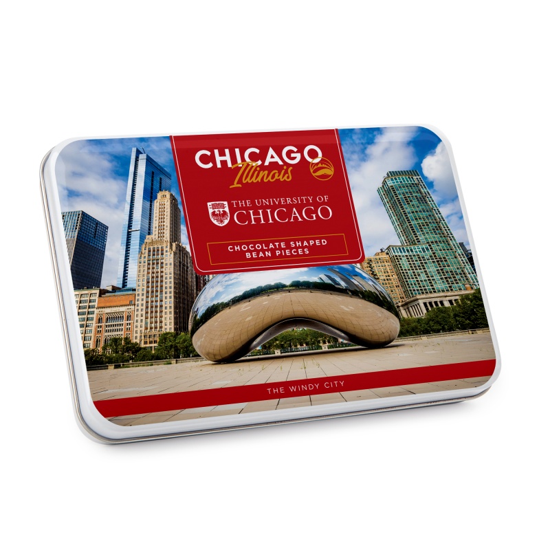 Gift Tin with The Chicago Bean Chocolates 4