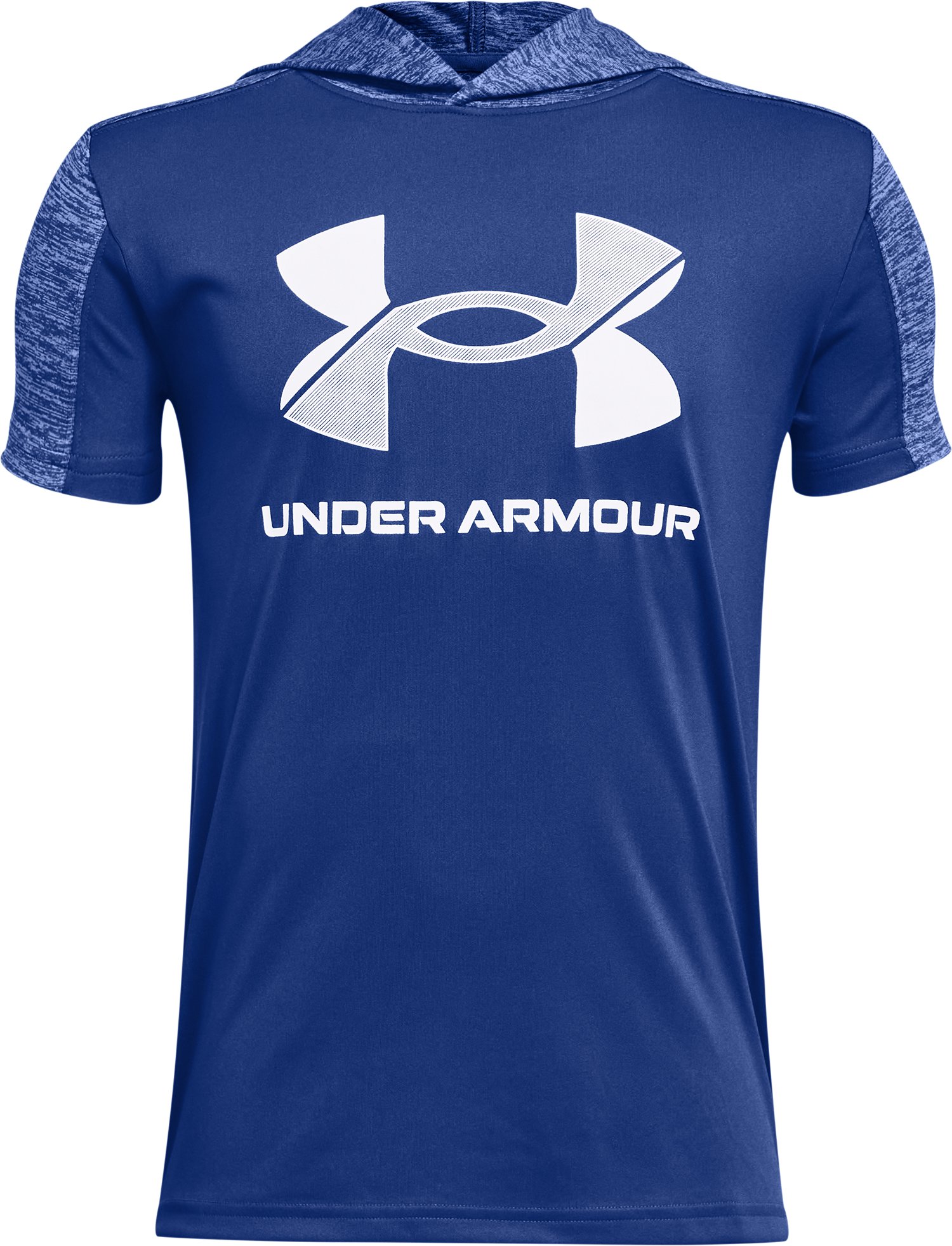 Boys' UA Tech Big Logo Short Sleeve Hoodie  2