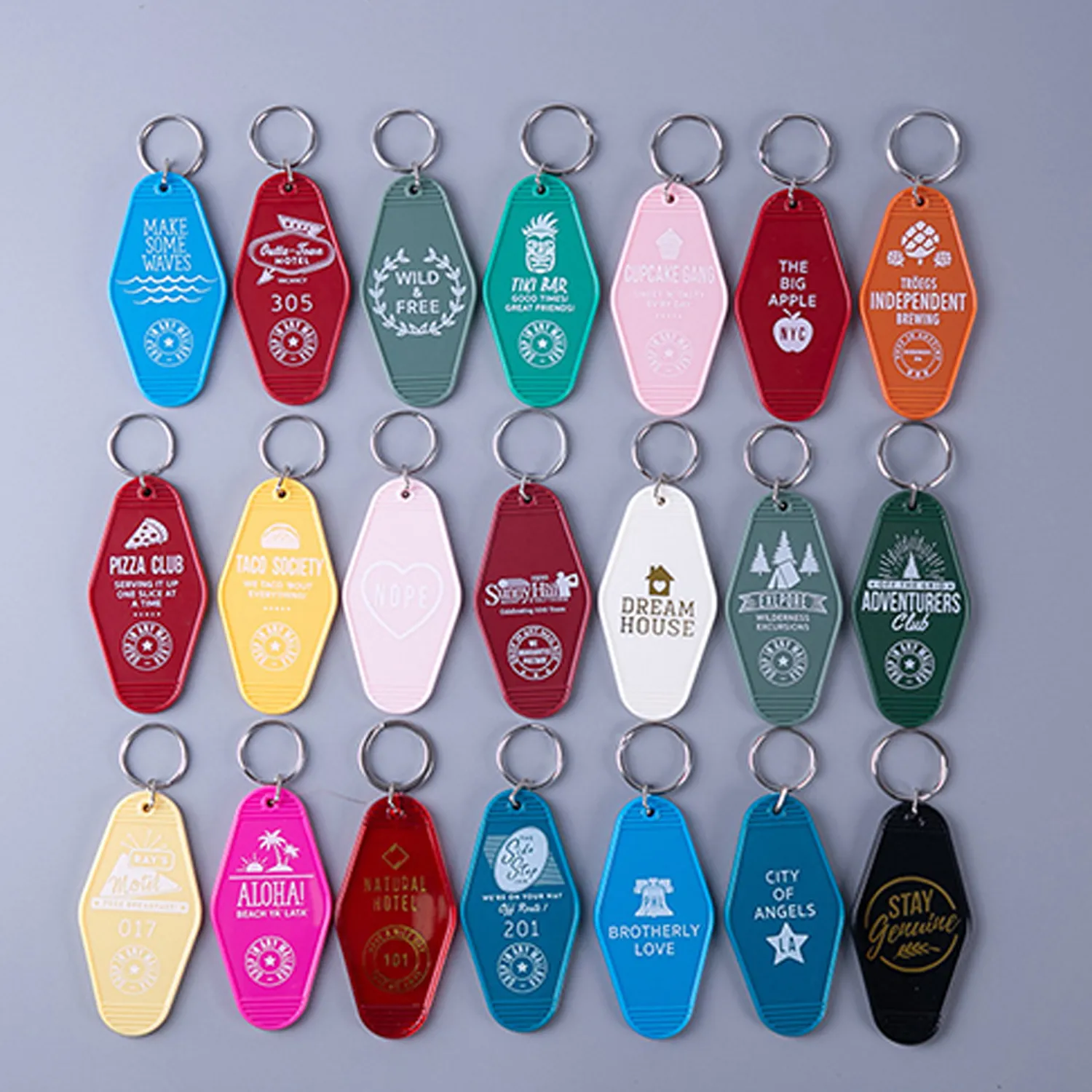 Motel Hotel Keychain For Customization 3