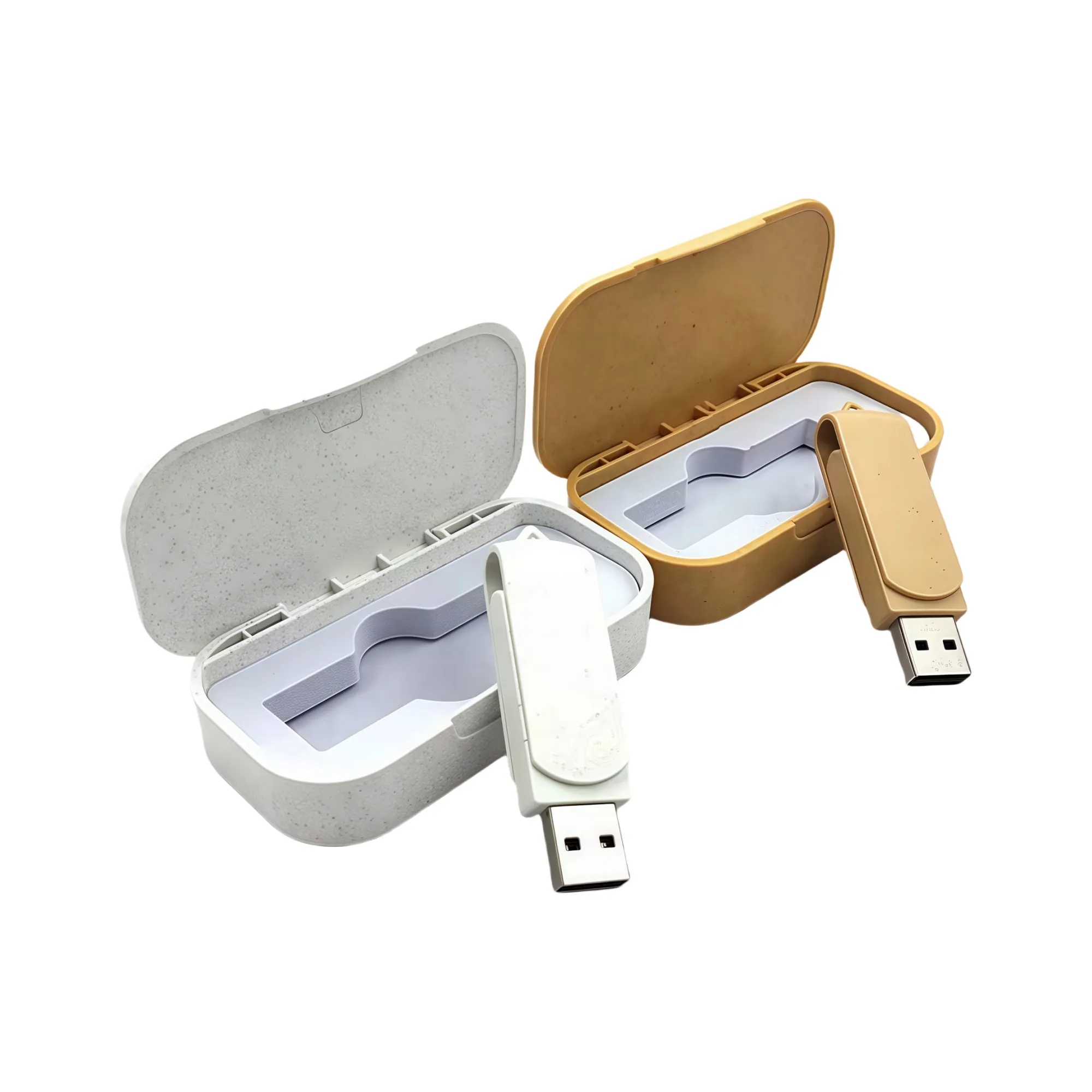 Wheat Straw USB Flash Drive with Case 8