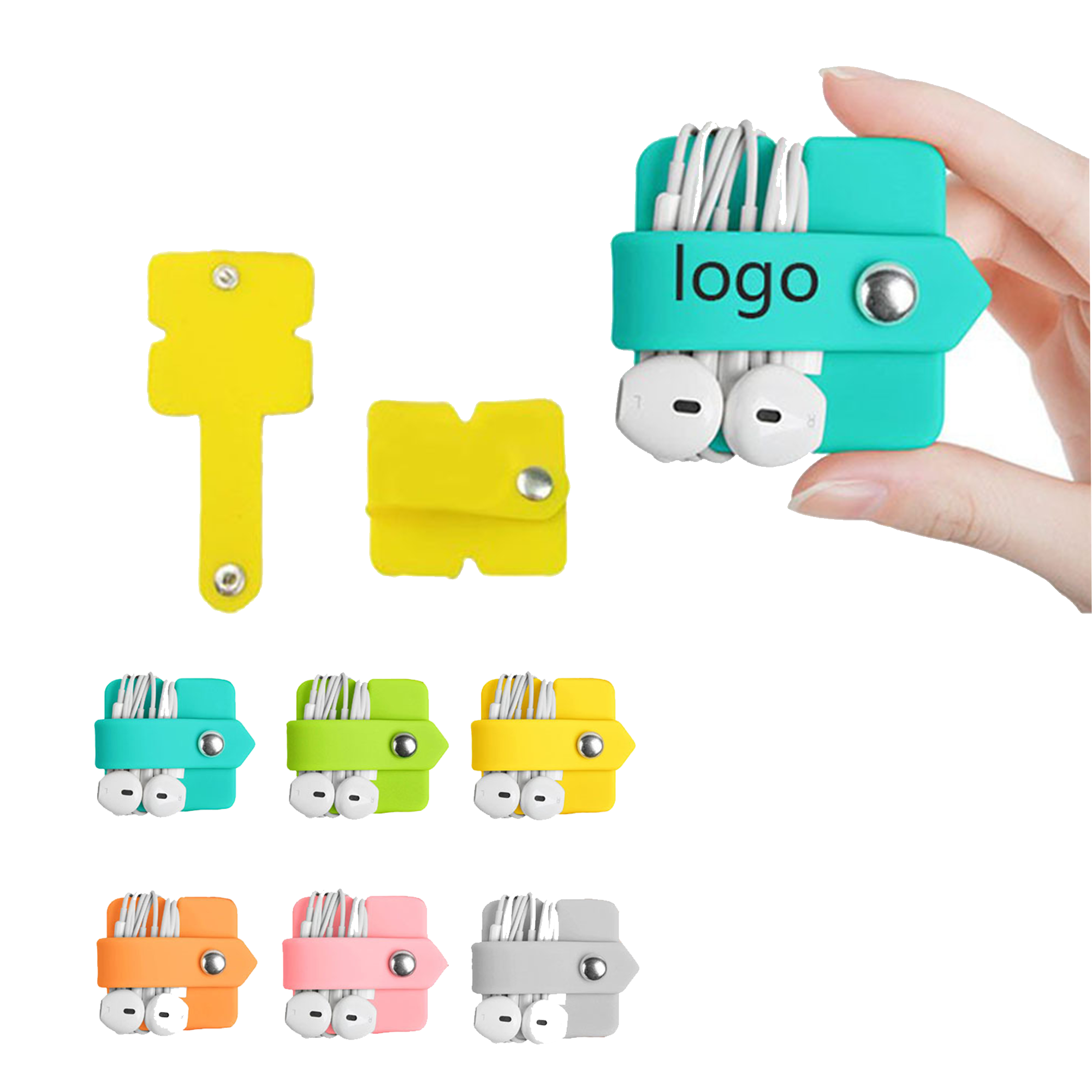 Creative Silicone Cable Clip 2