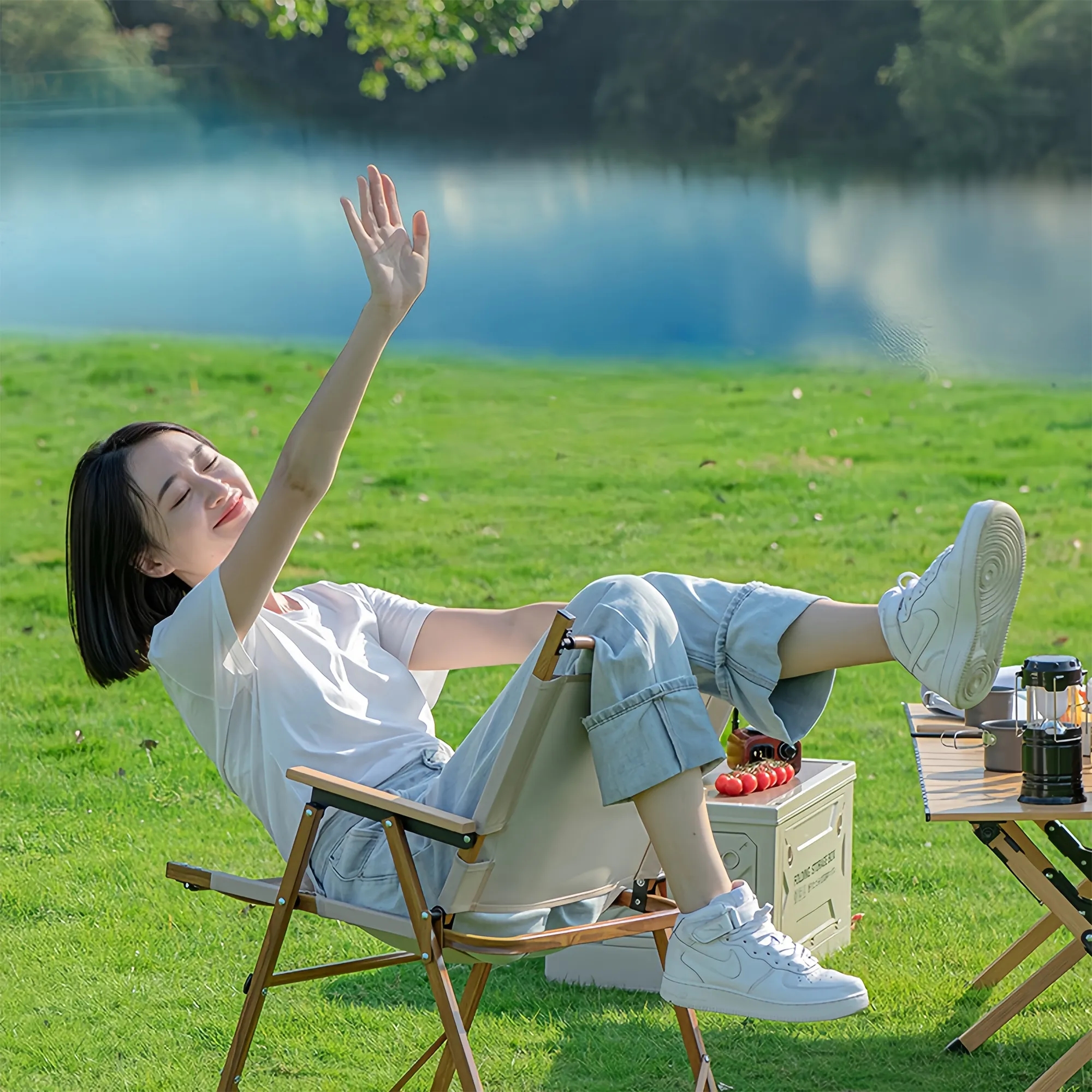 Portable Camping Folding Chair For Outdoor Use Free Shipping 5