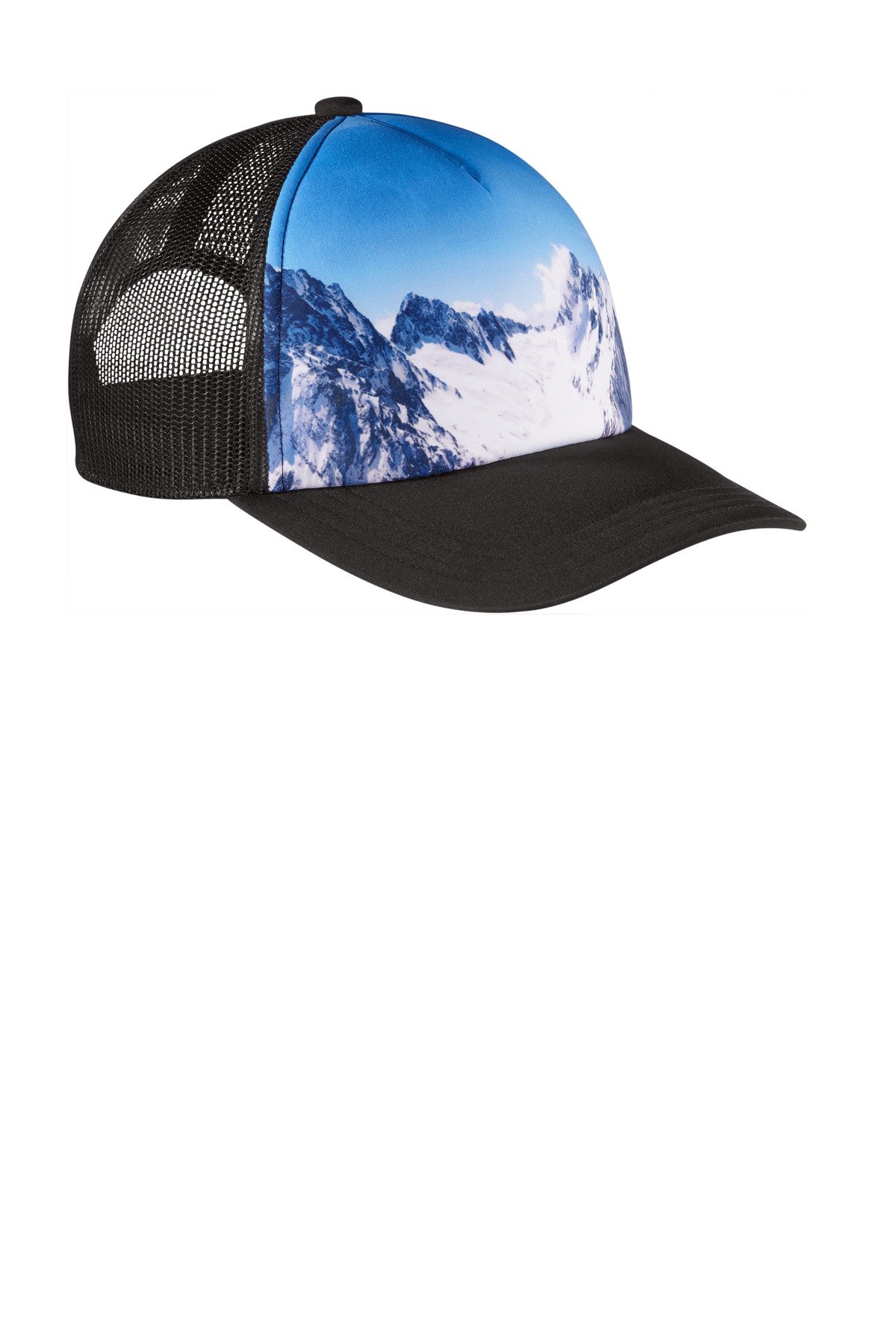 Port Authority Photo Real Snapback Trucker Cap C950 12