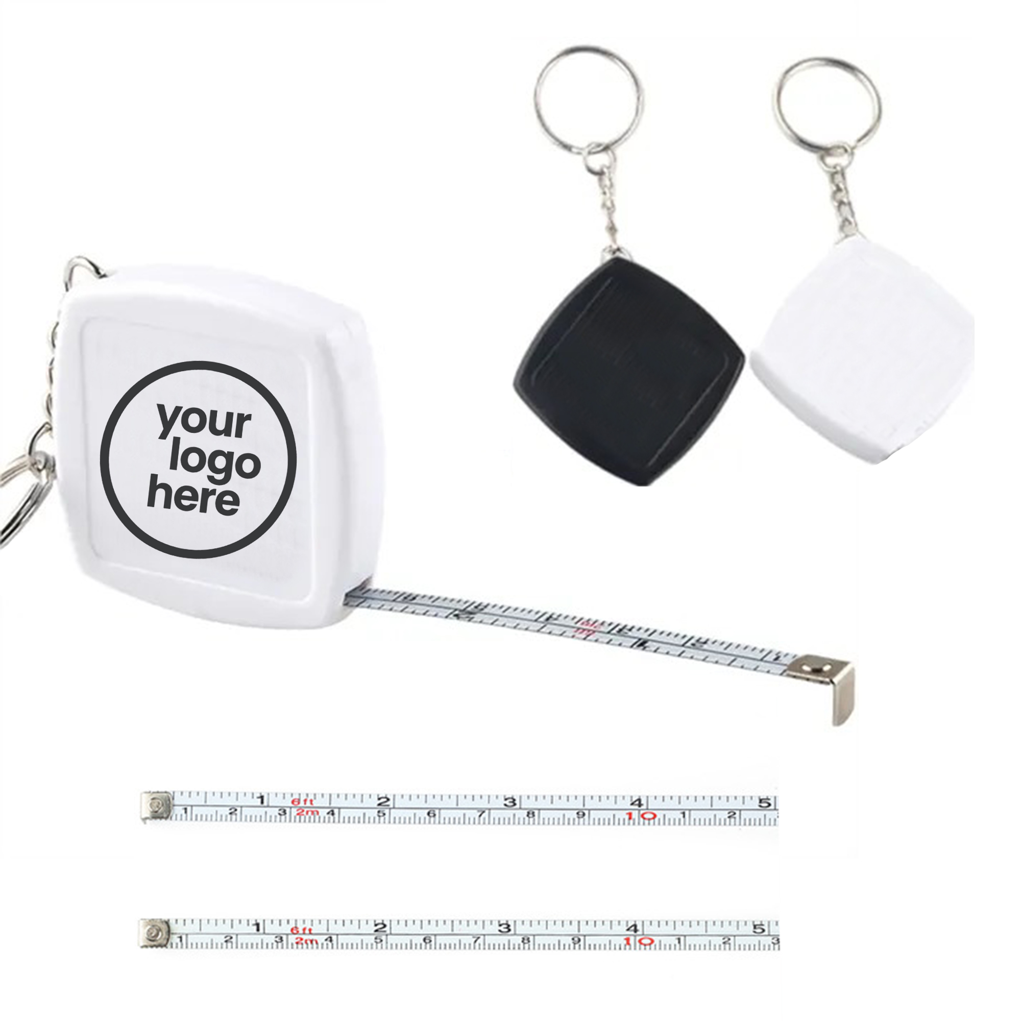MOQ:100pcs Compact Keychain Measuring Tool 2