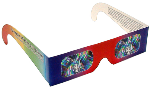 Rainbow Diffraction Glasses - Education - Stock Imprint 2