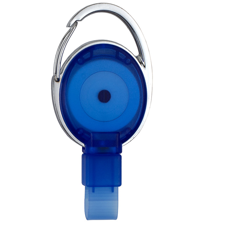 PVC FREE RECYCLED PLASTIC CARABINER BADGE REEL W/METAL CLIP (Patent US 11,974,638 B1) 8